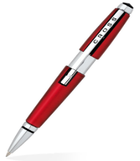 cross edge red roller ball pen