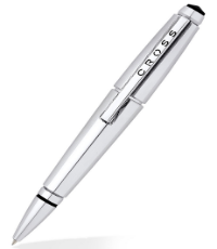 cross edge pure chrome roller pen