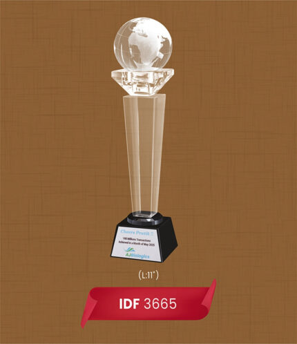 IDF-3665 - GLASS TROPHY